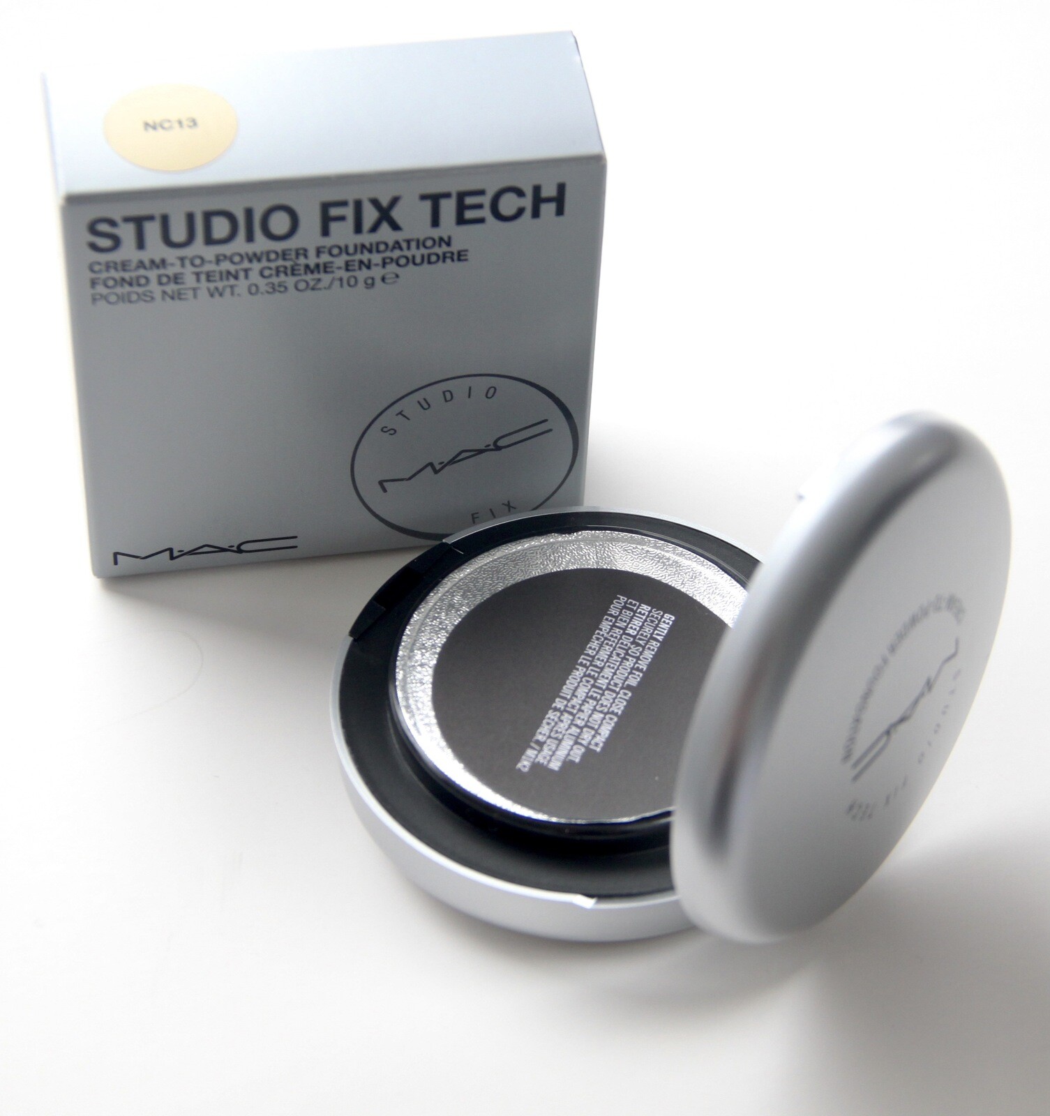 MAC Studio Fix Tech Cream-To-Powder Foundation Shade – NC13 Full Size New In Box