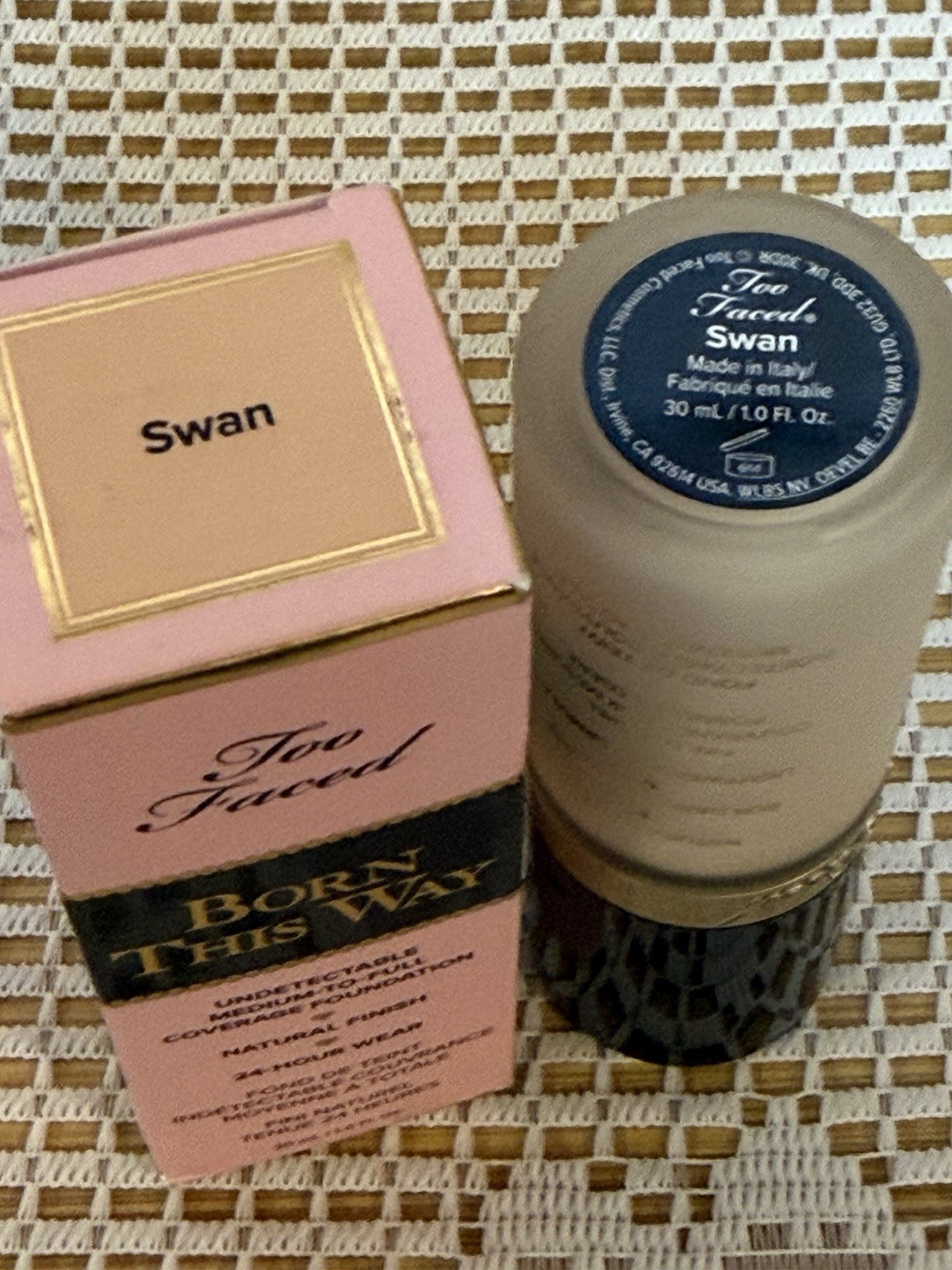 Too Faced Born This Way Foundation Swan 1 oz New In Box-medium To Full Coverage