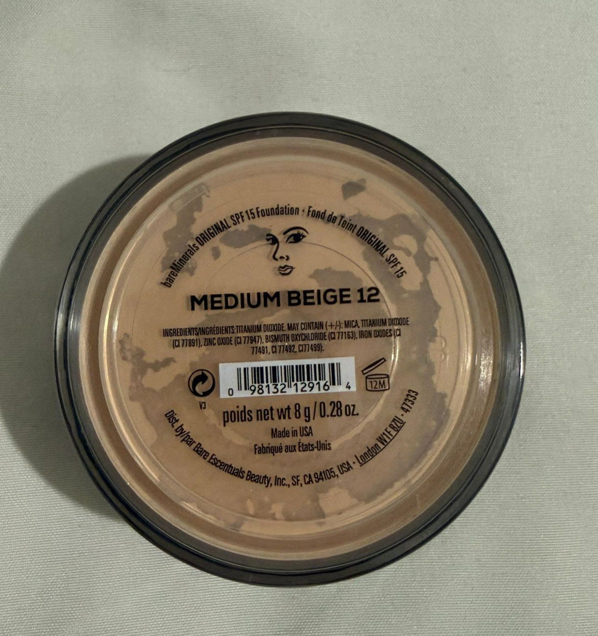 bareMinerals Original Foundation Mineral Veil Finishing Powder Choose Color