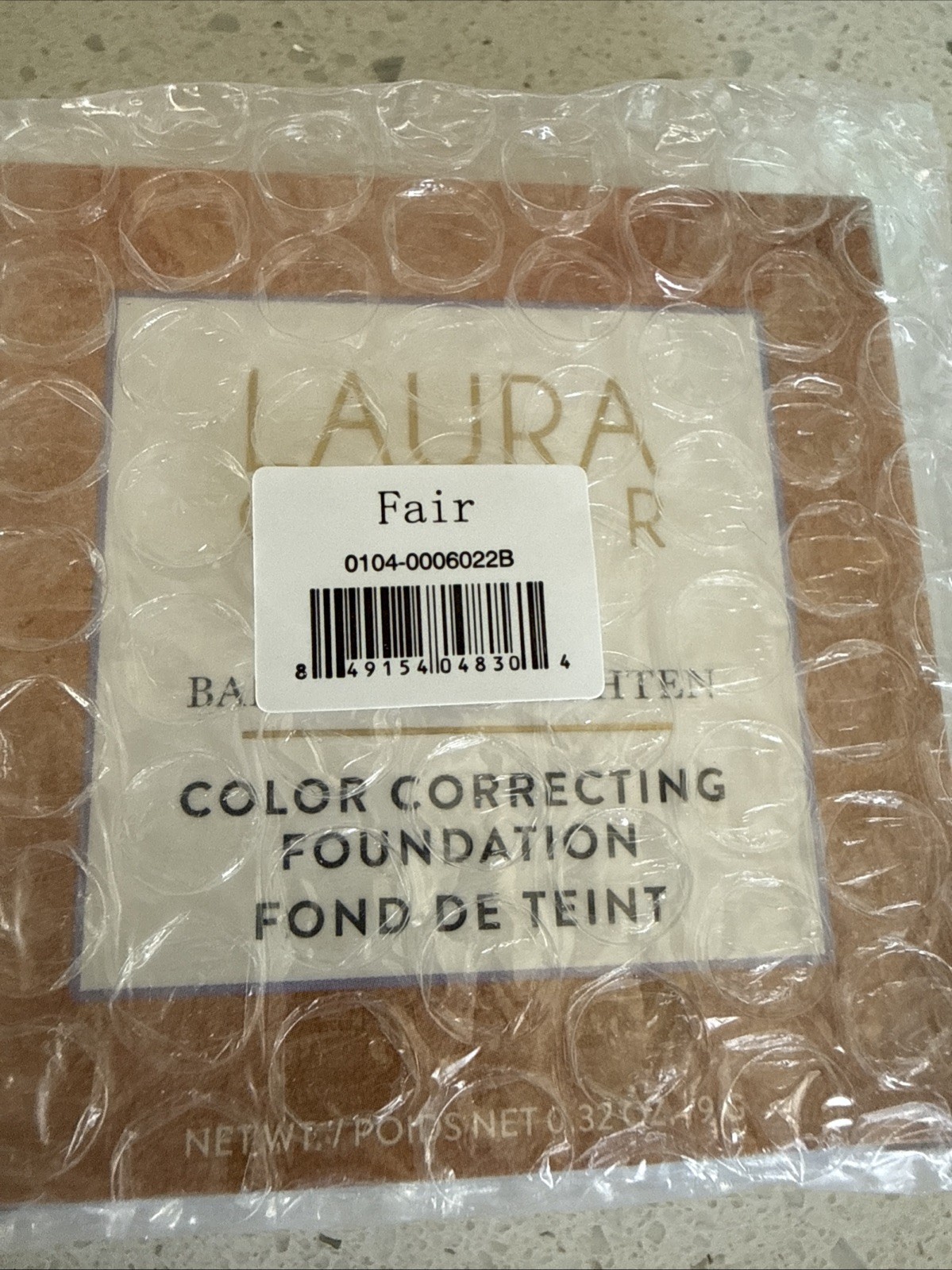 LAURA GELLER Baked Balance-n-Brighten Color Correcting Foundation Fair new seal