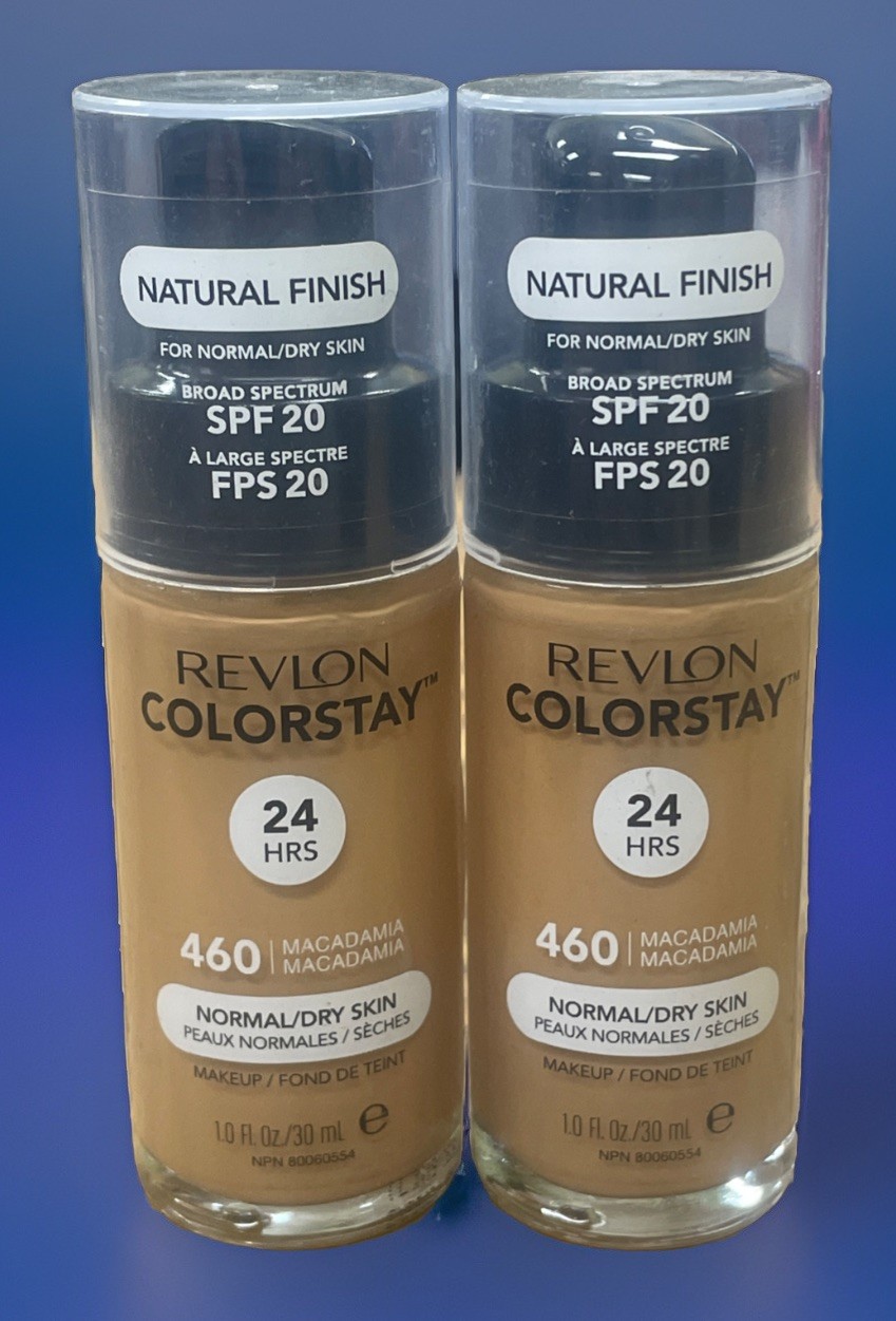 Revlon Colorstay 24HRS Foundation Normal Dry Skin 460 Macadamia Lot Of 2
