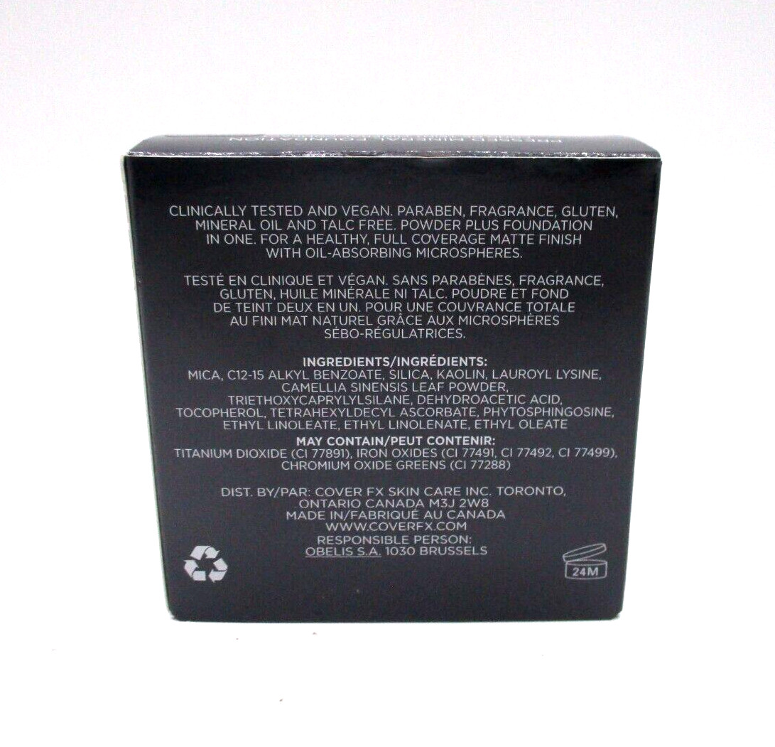 Cover FX Pressed Mineral Foundation Compact N 120 BNIB 12 g / 0.42 oz