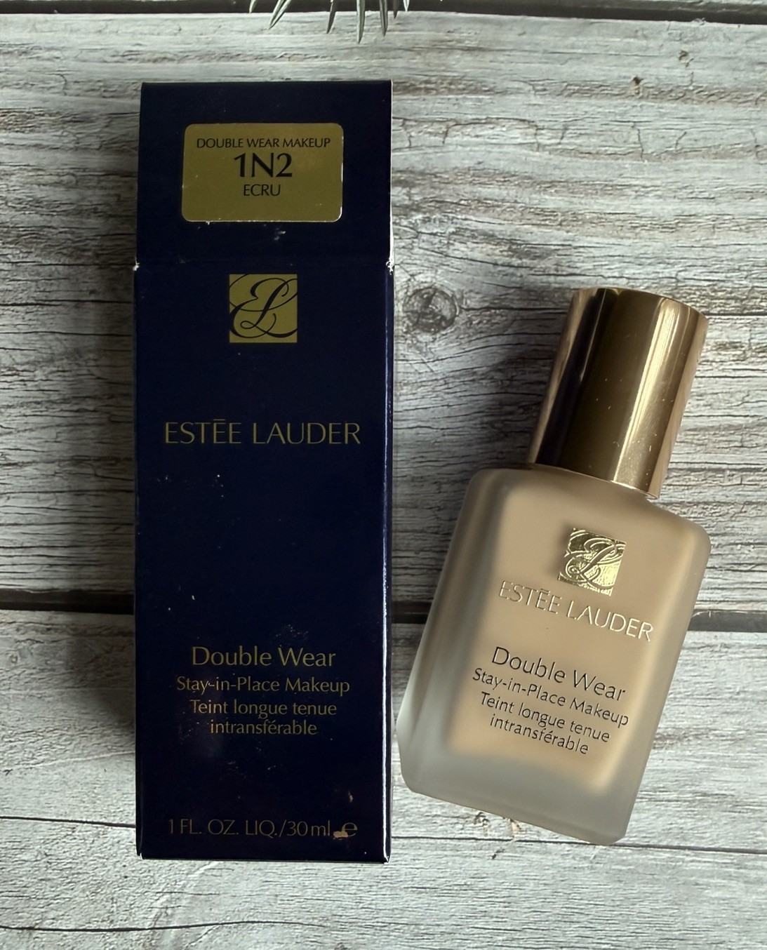 1N2 Ecru ~Estee Lauder Double Wear Stay-in-place Foundation, 1oz/30ml NIB