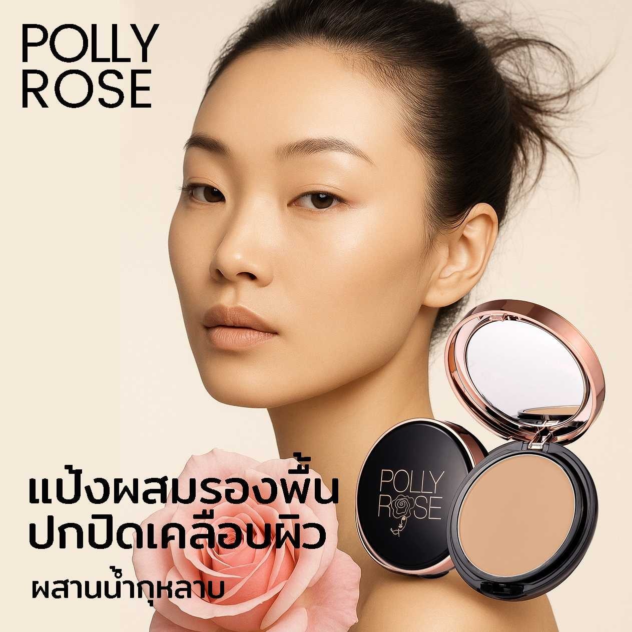 POLLY ROSE PHOTOGENIC EXTRA COVERAGE POWDER FOUNDATION SPF 35 PA+++