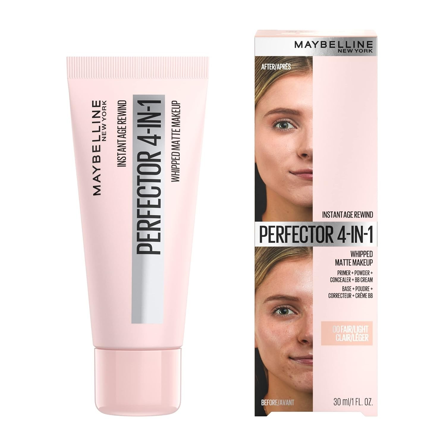 Maybelline Instant Age Rewind Perfector 4-In-1 Whipped Matte Makeup Choose Shade