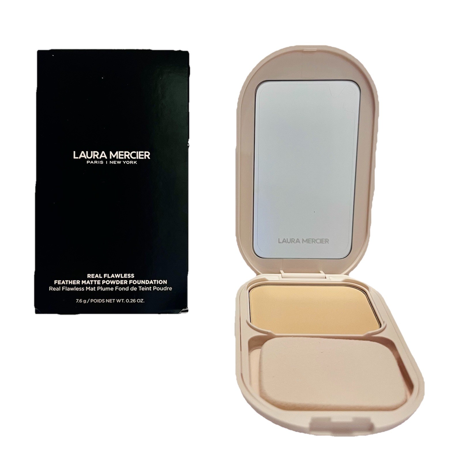Laura Mercier Real Flawless Feather Matte Powder Foundation Brioche 1W