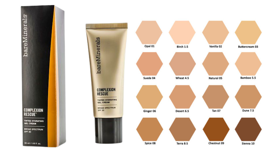 Bareminerals Complexion Rescue Tinted Hydrating Gel Cream 1.18oz, You chose! New