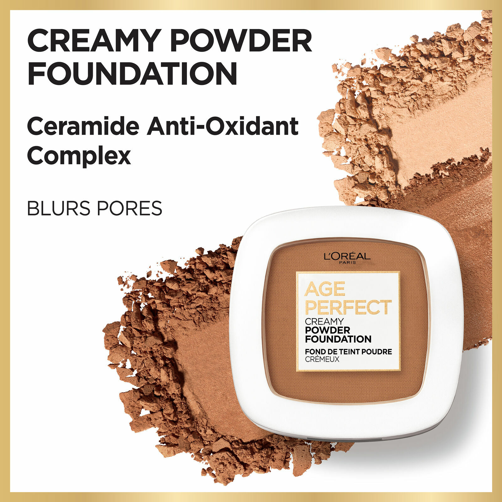 L’Oreal Age Perfect Creamy Powder Foundation/ Radiant Satin ~ Choose Your Shade