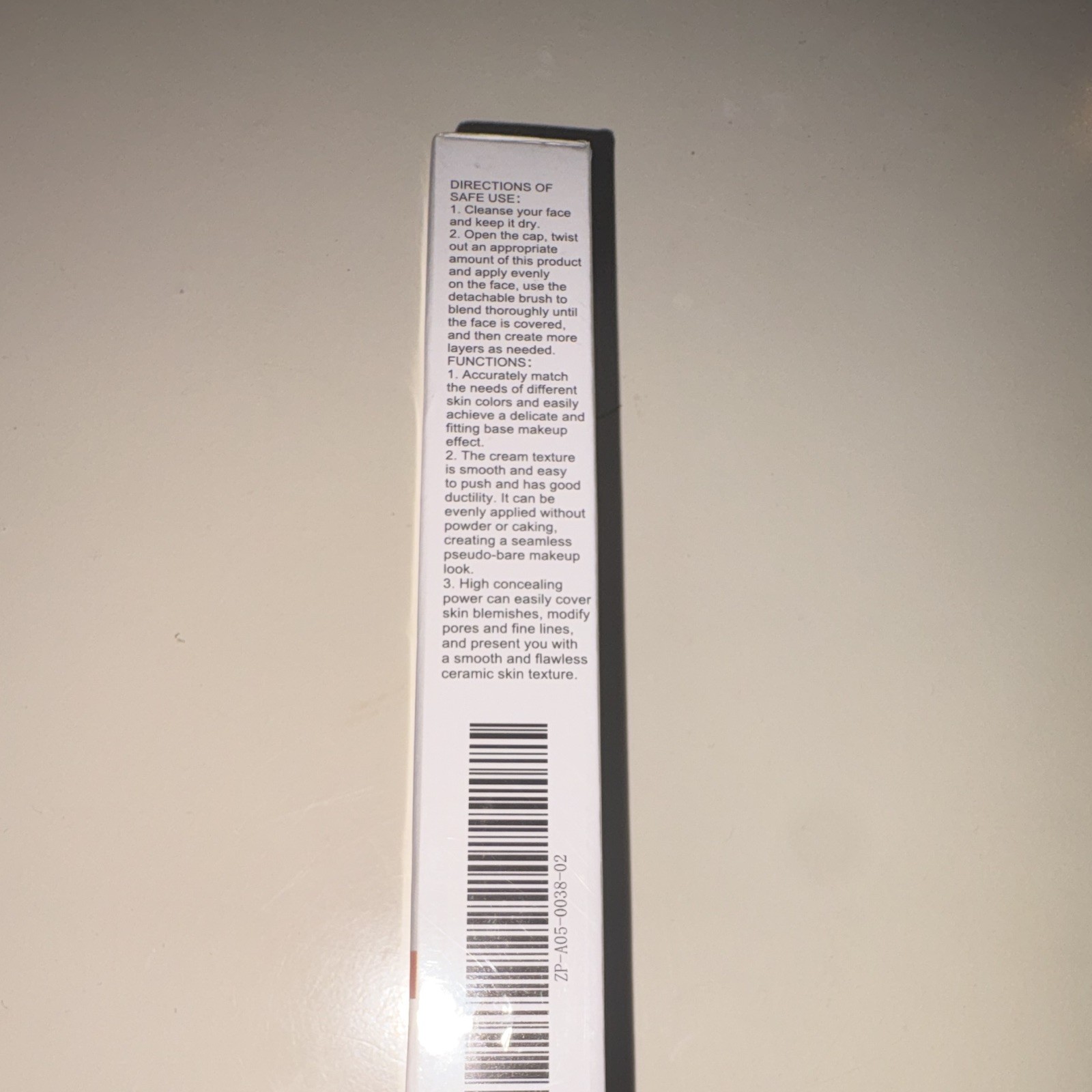 Zephoco Color Changing Foundation Stick Natural Full Coverage 13g/0.46oz
