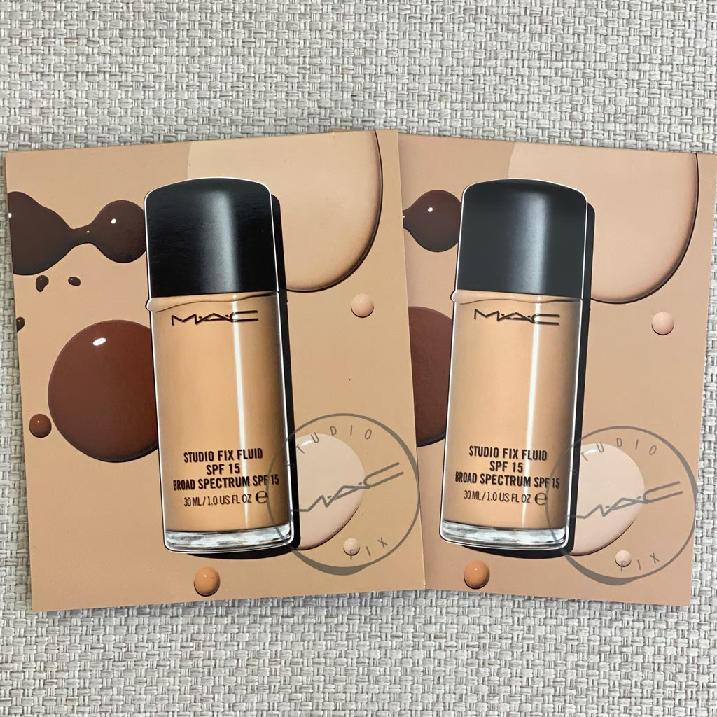20 MAC Studio Fix Fluid Foundation 6 Shades Sample NC47 NC50 NC55 NC60 NW58 NW60