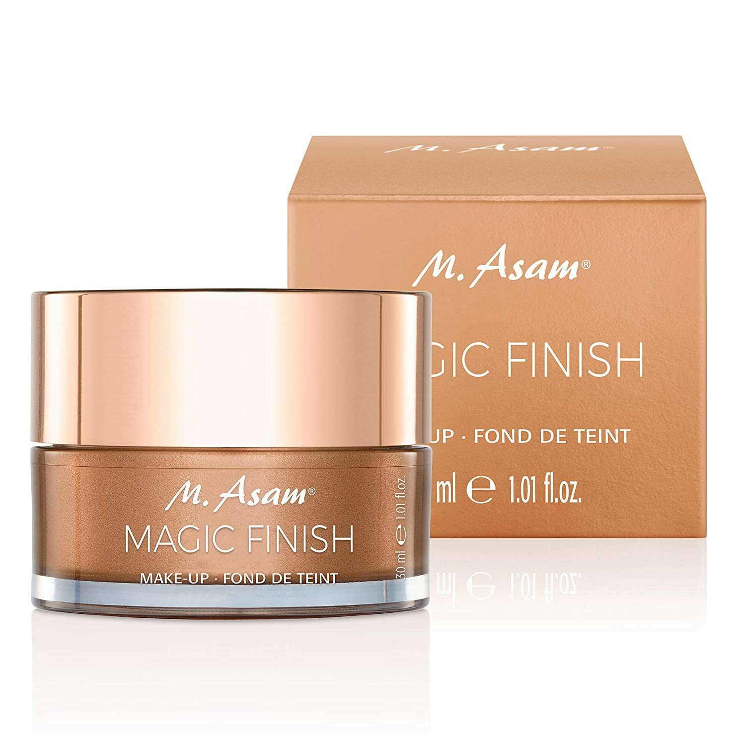 M.Asam Magic Finish MakeUp Mousse 4-in-1 Primer Concealer Foundation Filler 30ml