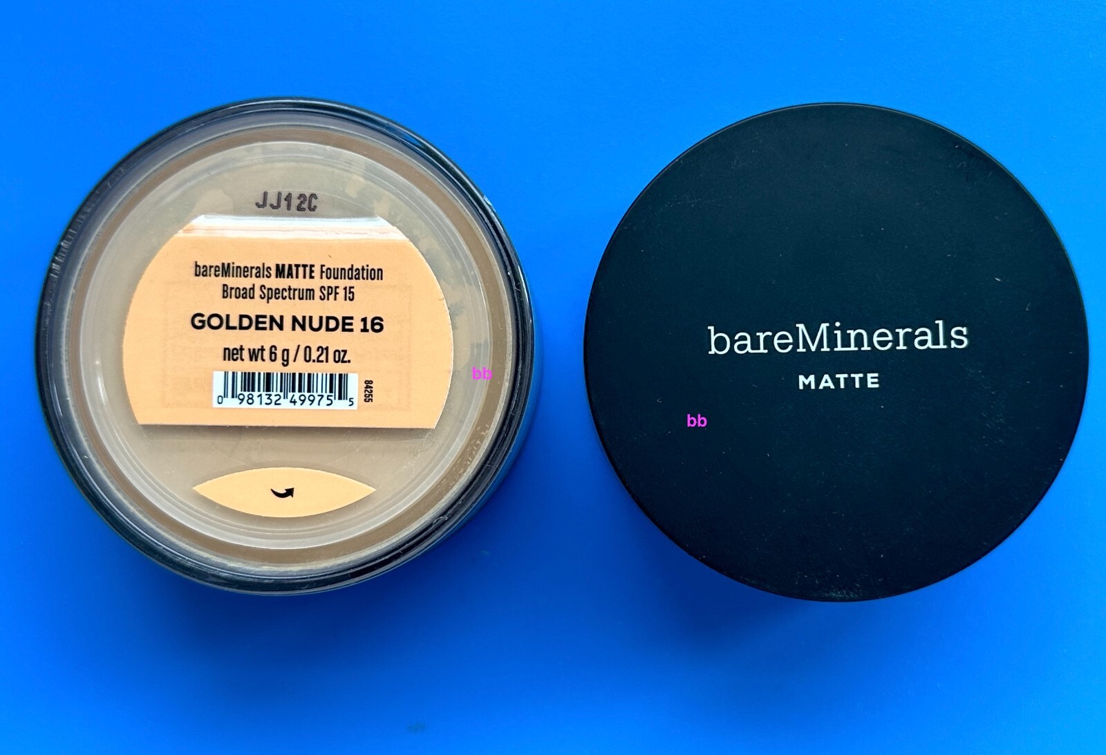 BareMinerals MATTE Foundation SPF15 6g/0.21 oz – GOLDEN Nude 16 100% Authentic