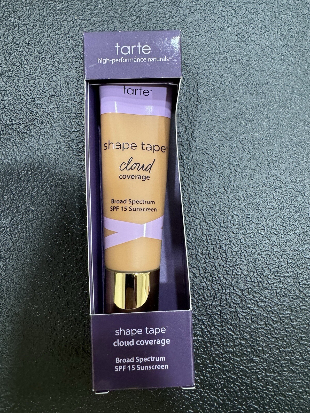 Tarte Broad Spectrum 15 SPF Shape Tape Cloud Coverage. 44N Tan Neutral