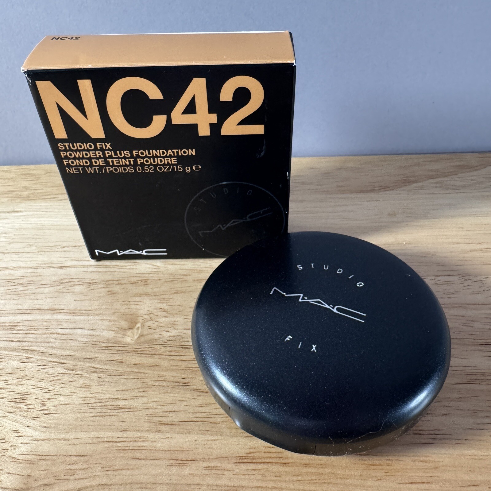 MAC Studio Fix Powder Plus Foundation NC42 ~ Original Formula HTF Authentic NIB