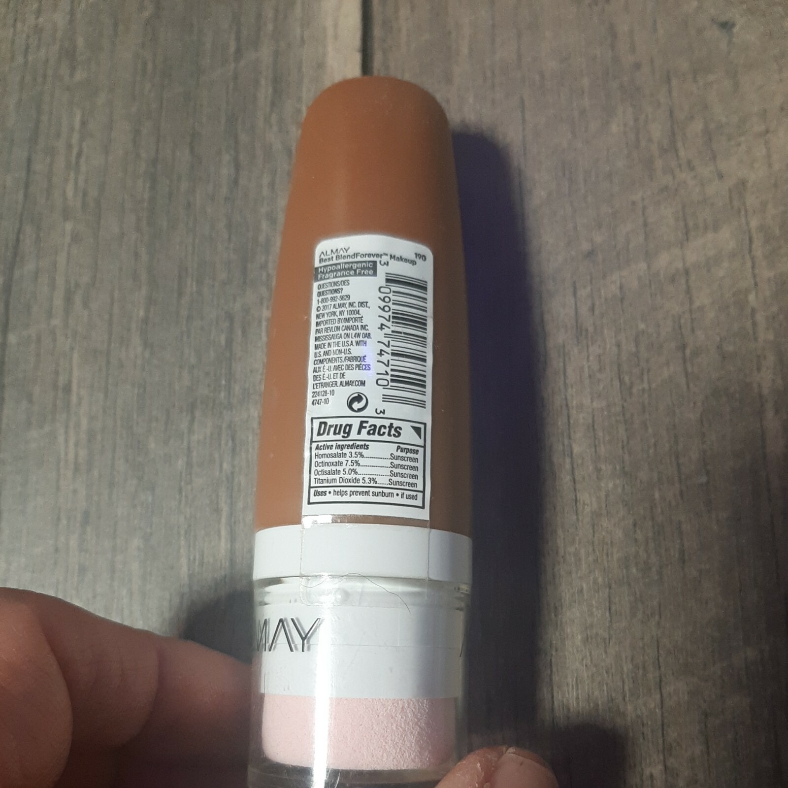 Almay Best Blend Forever Foundation CARAMEL 190 SPF 40 Sealed