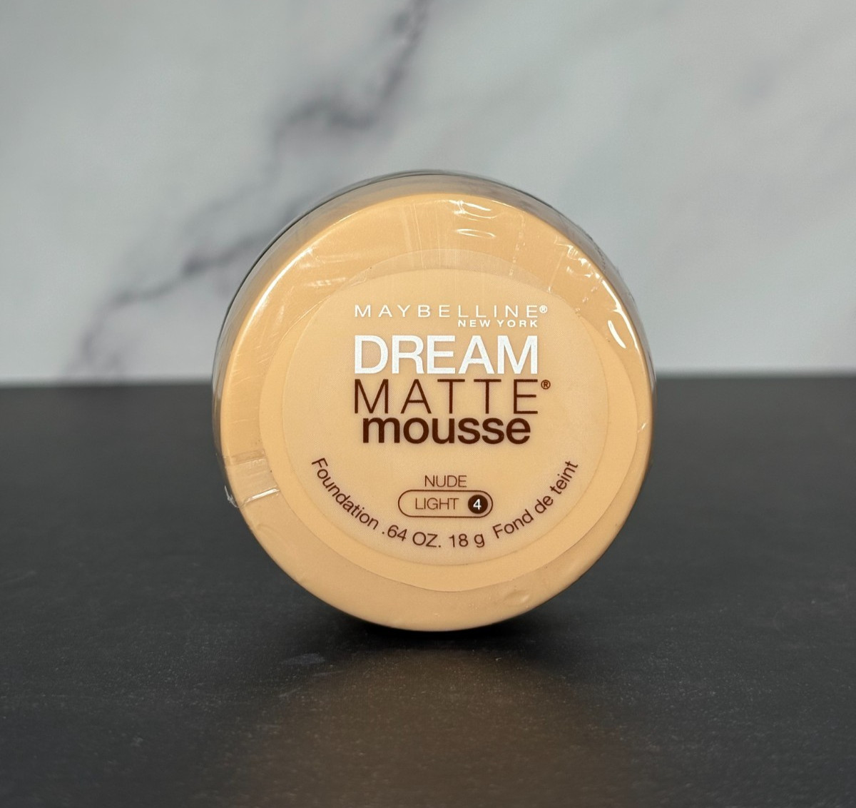 Maybelline Dream Matte Mousse Foundation, Nude Light 4, 0.64 oz – NEW SEALED