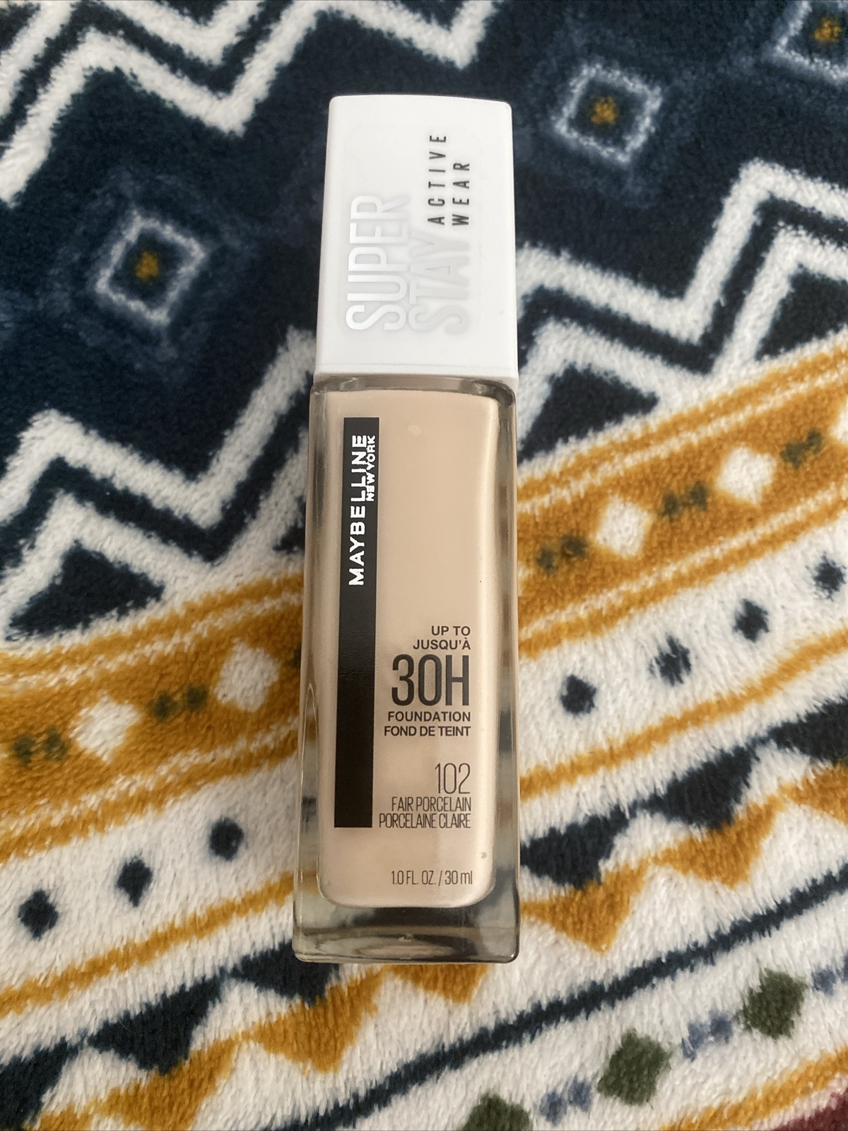 MAYBELLINE SUPER STAY FULL COVERAGE FOUNDATION 102 FAIR PORCELAIN