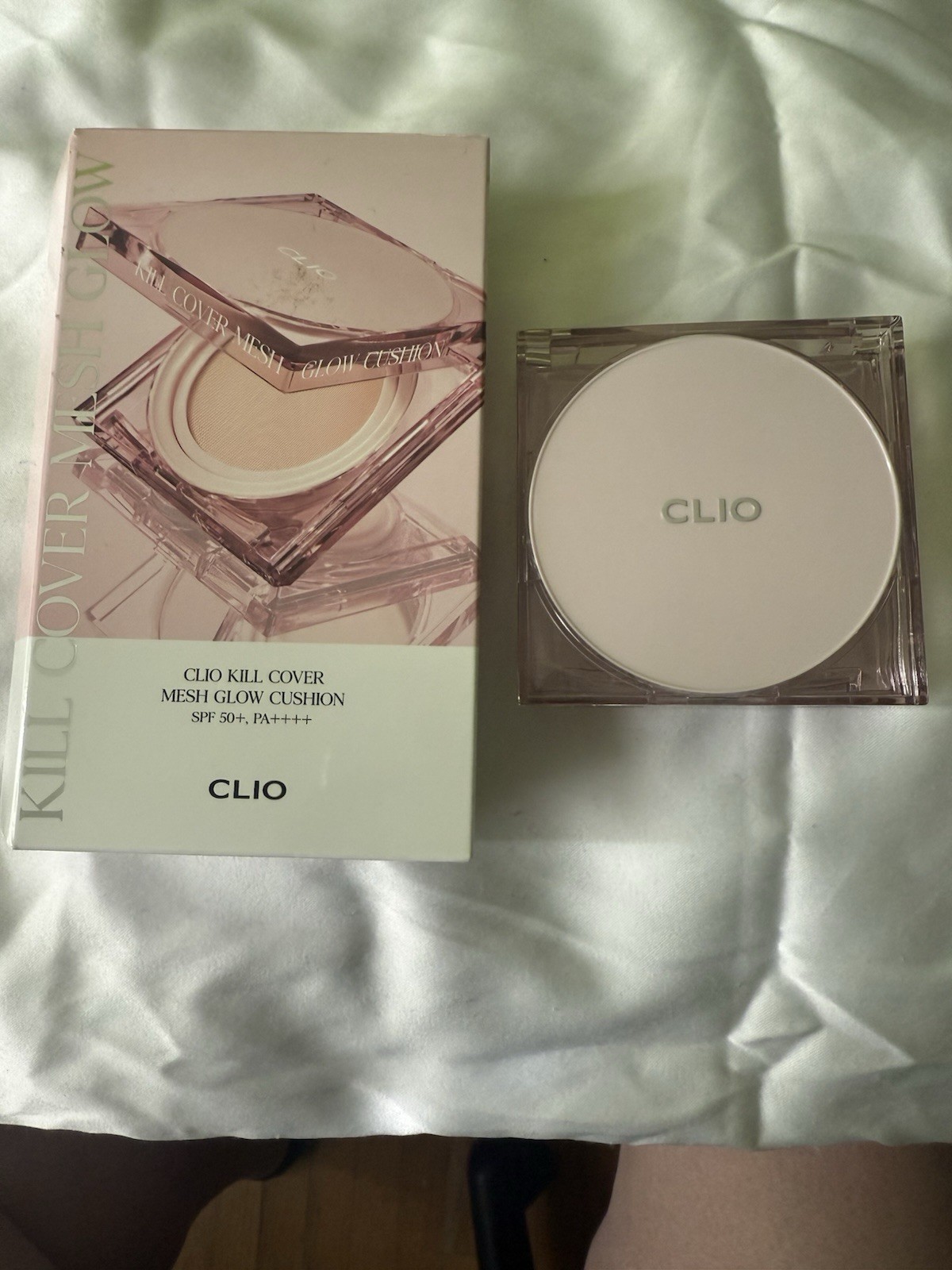 CLIO Kill Cover Mesh Glow Cushion 15g Color 3-BY LINEN SPF 50 Exp 2026