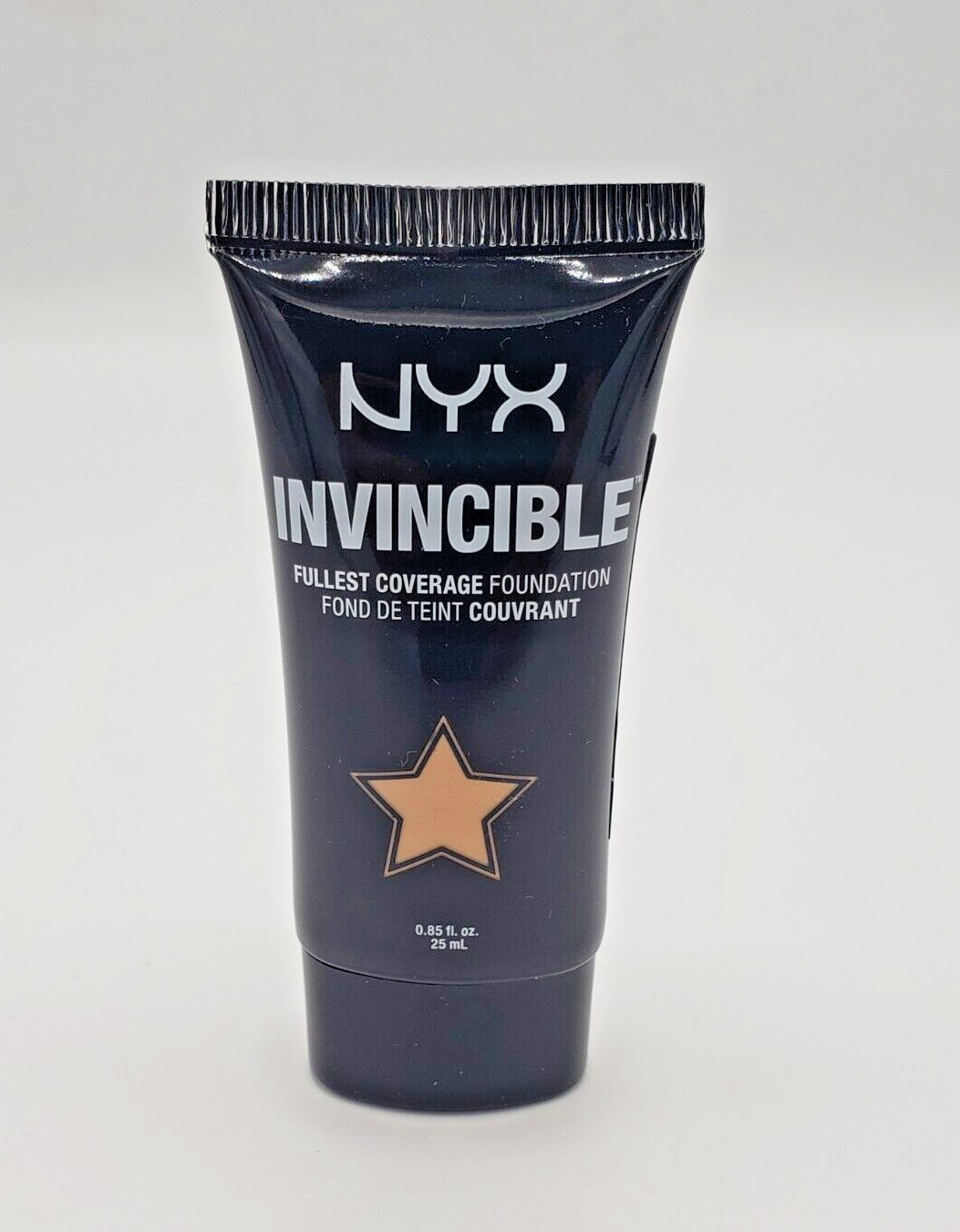 NEW NYX Invincible Fullest Coverage Foundation 0.85fl oz INF01 IVORY