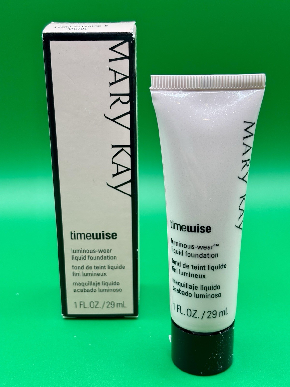 Mary Kay Timewise Luminous Wear Liquid Foundation – Ivory 5 – Normal/Dry NIB 💖