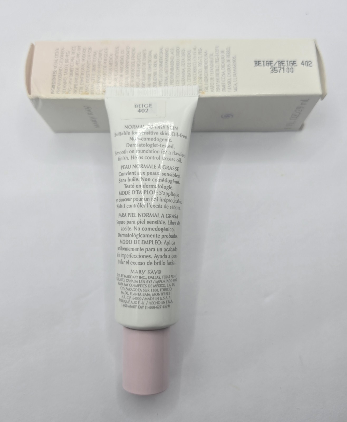 Mary kay Medium coverage foundation Beige 402. (357100) New In box. Discontinued