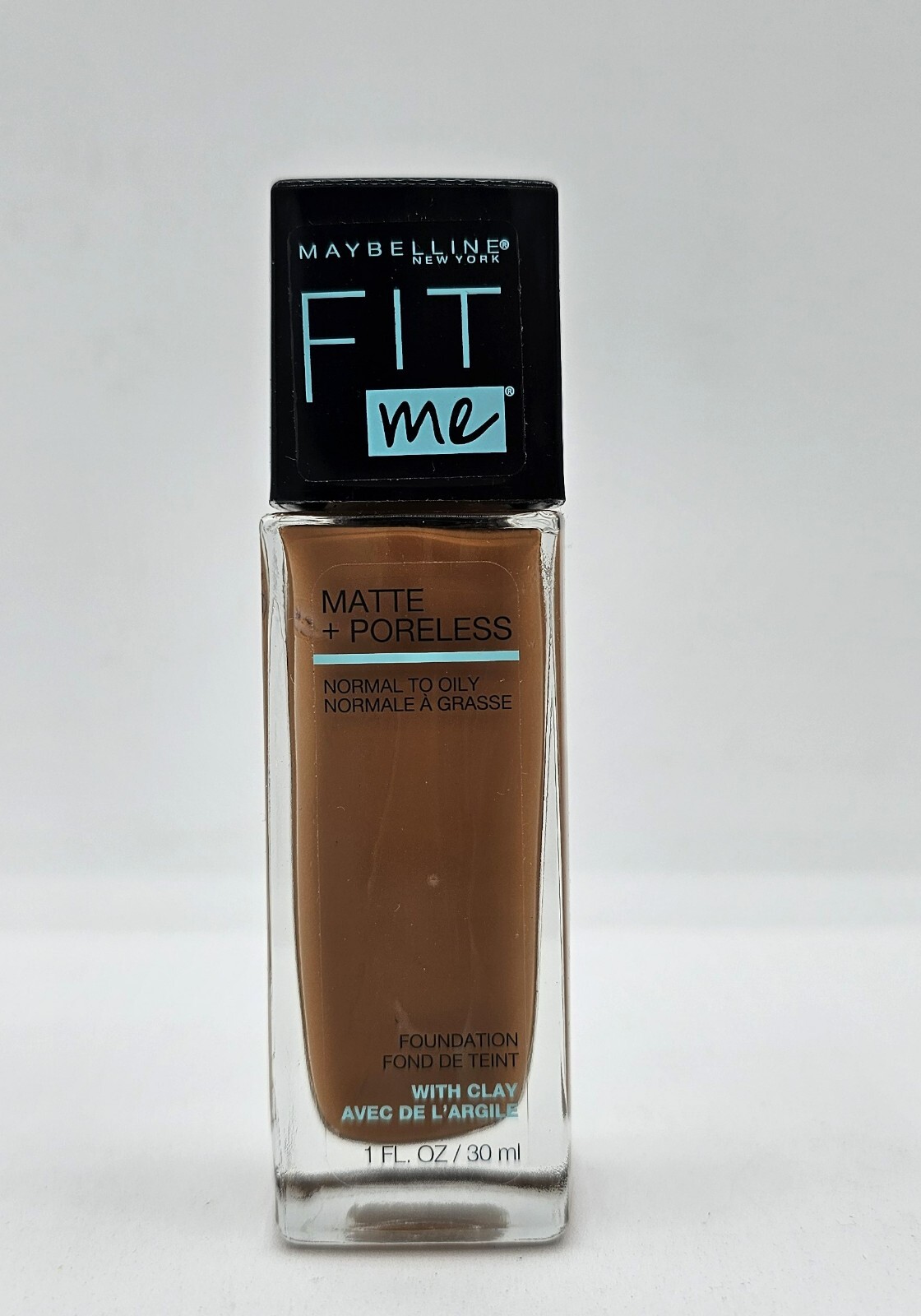 Maybelline Fit Me Matte + Poreless Liquid Foundation Makeup, 338 Spicy Brown