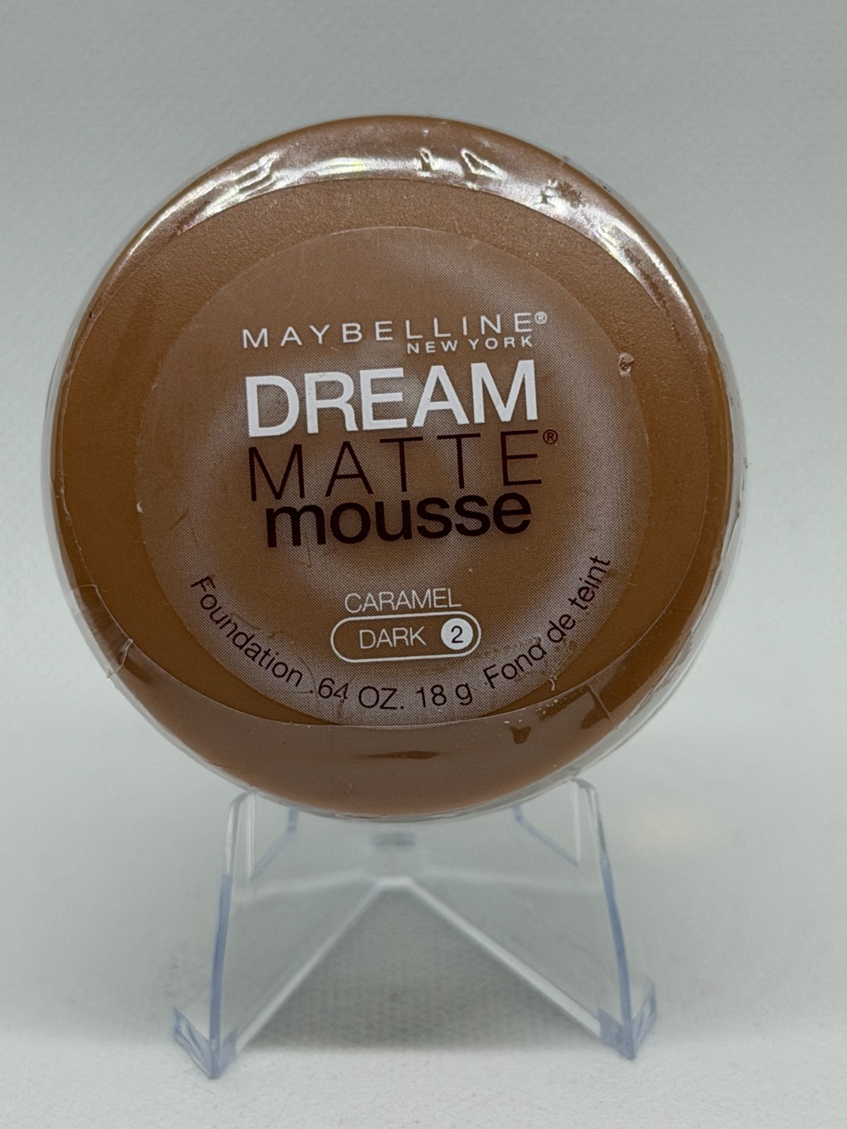 Discontinued Maybelline Dream Matte Mousse Caramel Dark 2 Foundation Sealed New!