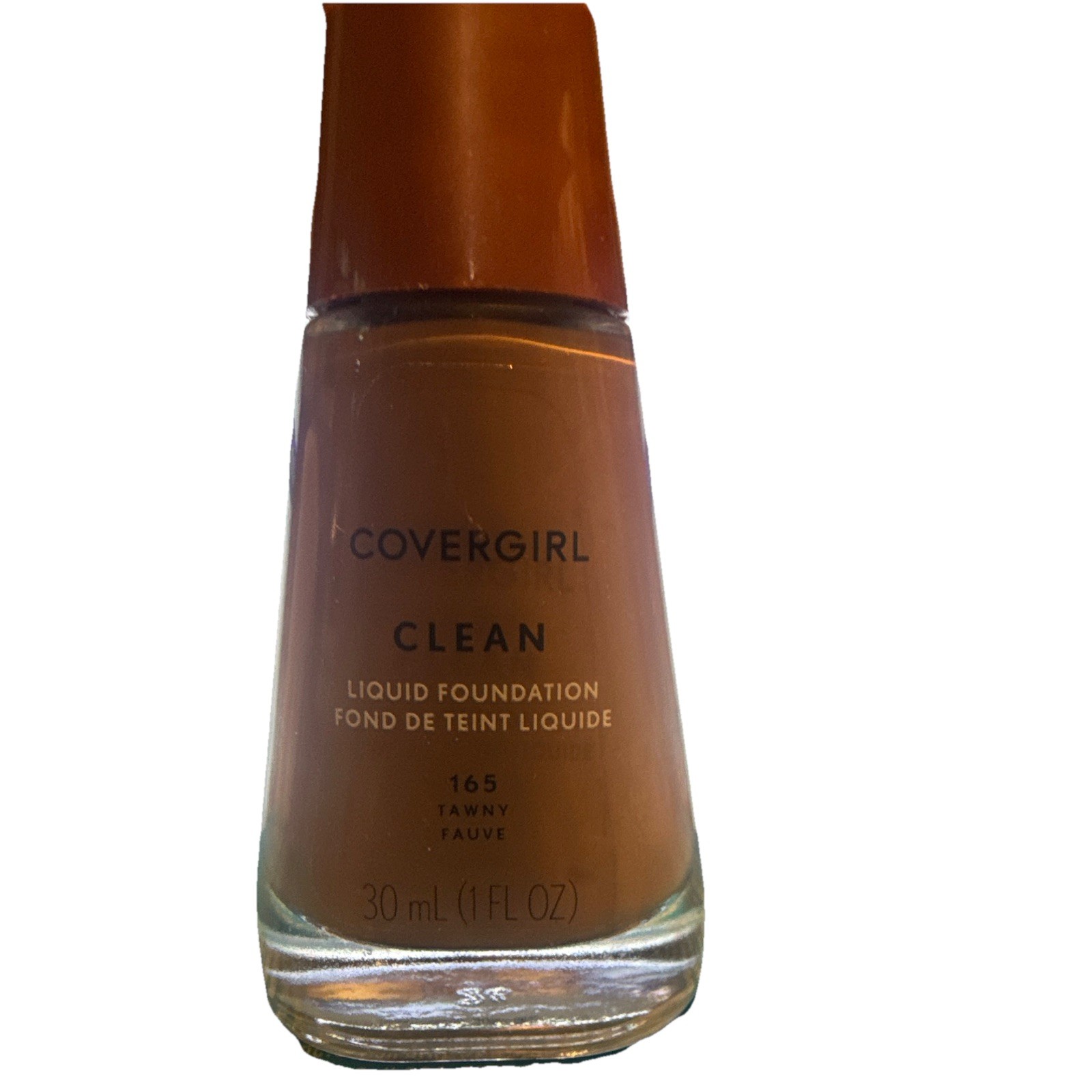 COVERGIRL Clean Liquid Foundation 165 Tawny Light Coverage Normal Skin 1 fl oz