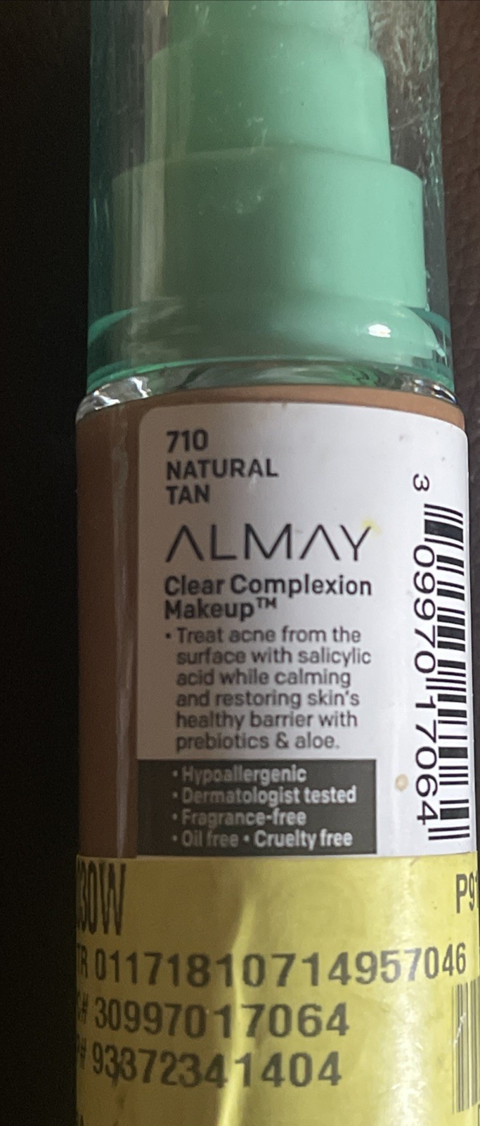 (2 Bottle) Almay Clear Complexion Makeup #710 Natural Tan