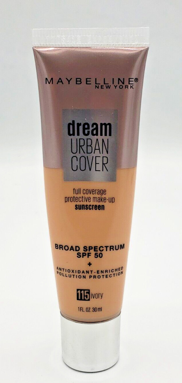 NEW Maybelline Dream Urban Cover Full Coverage Makeup- 115 IVORY
