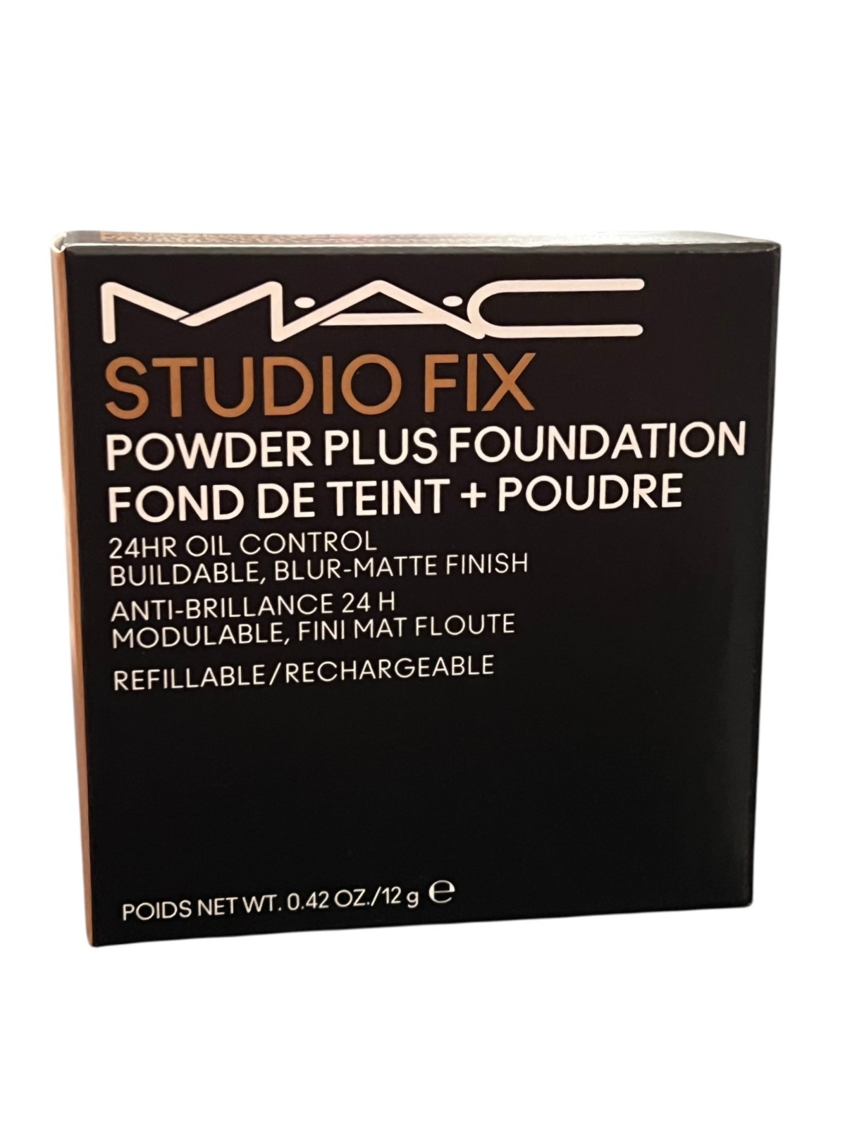 NIB~ Mac Studio Fix Powder Plus Foundation # C8 Foundation Powder Blur Matte