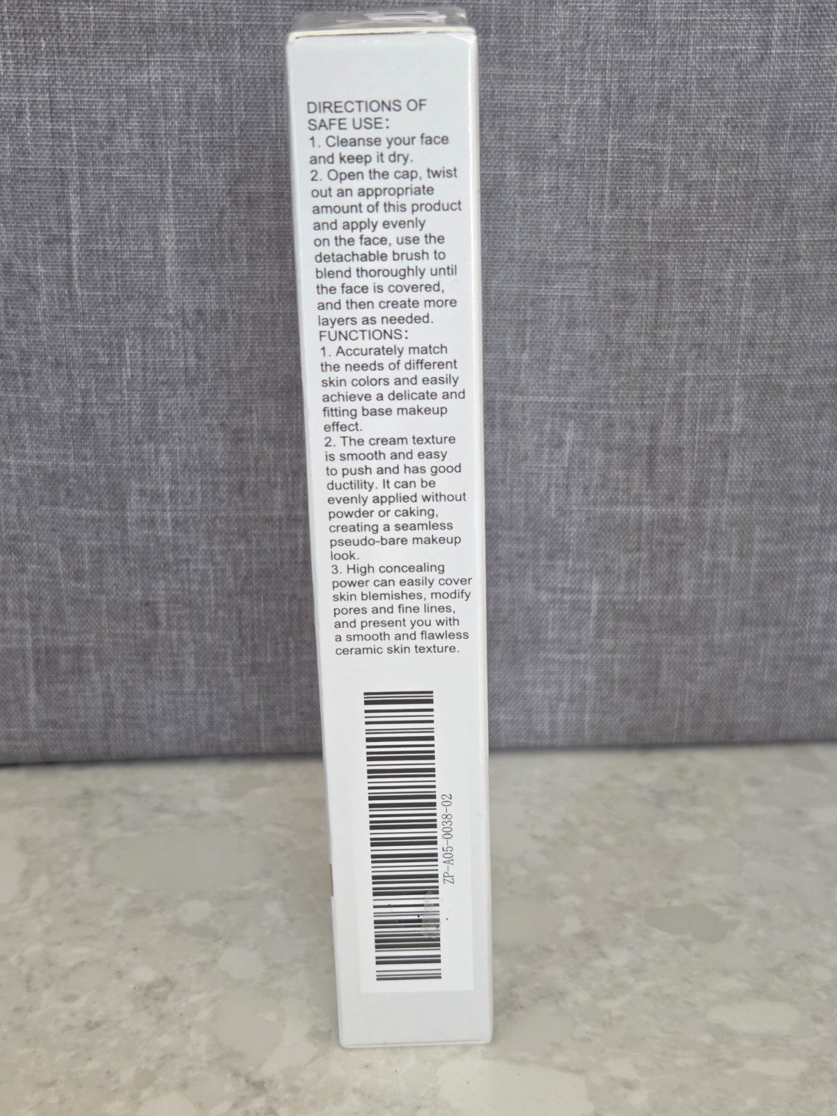 Zephoco Color Changing Foundation Stick (NATURAL) Shade Exp. 11/18/2028