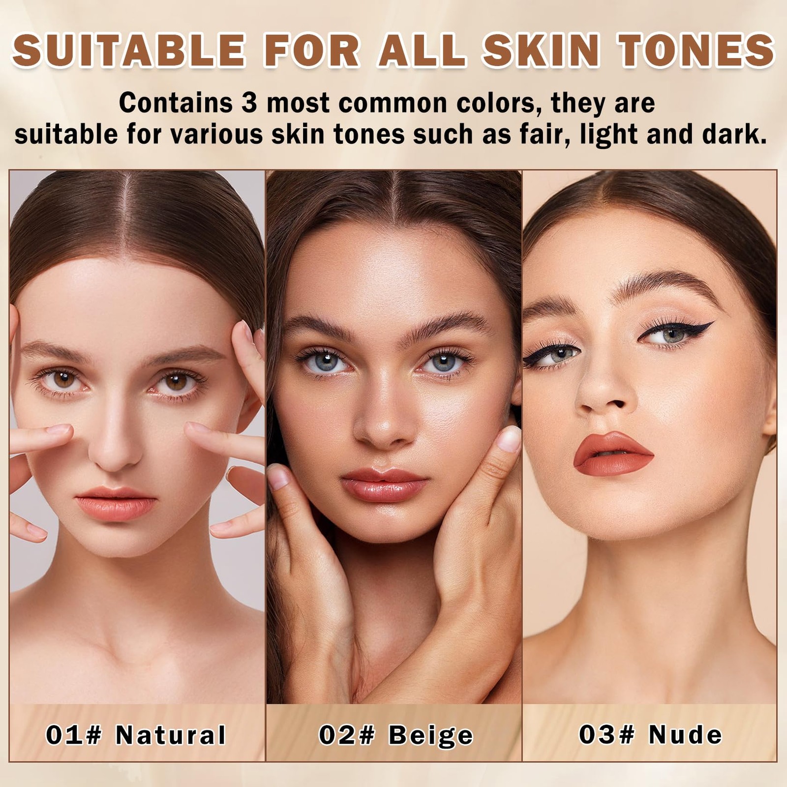 Airbrush Foundation Spray for Mature Skin – Full Coverage, Waterproof,