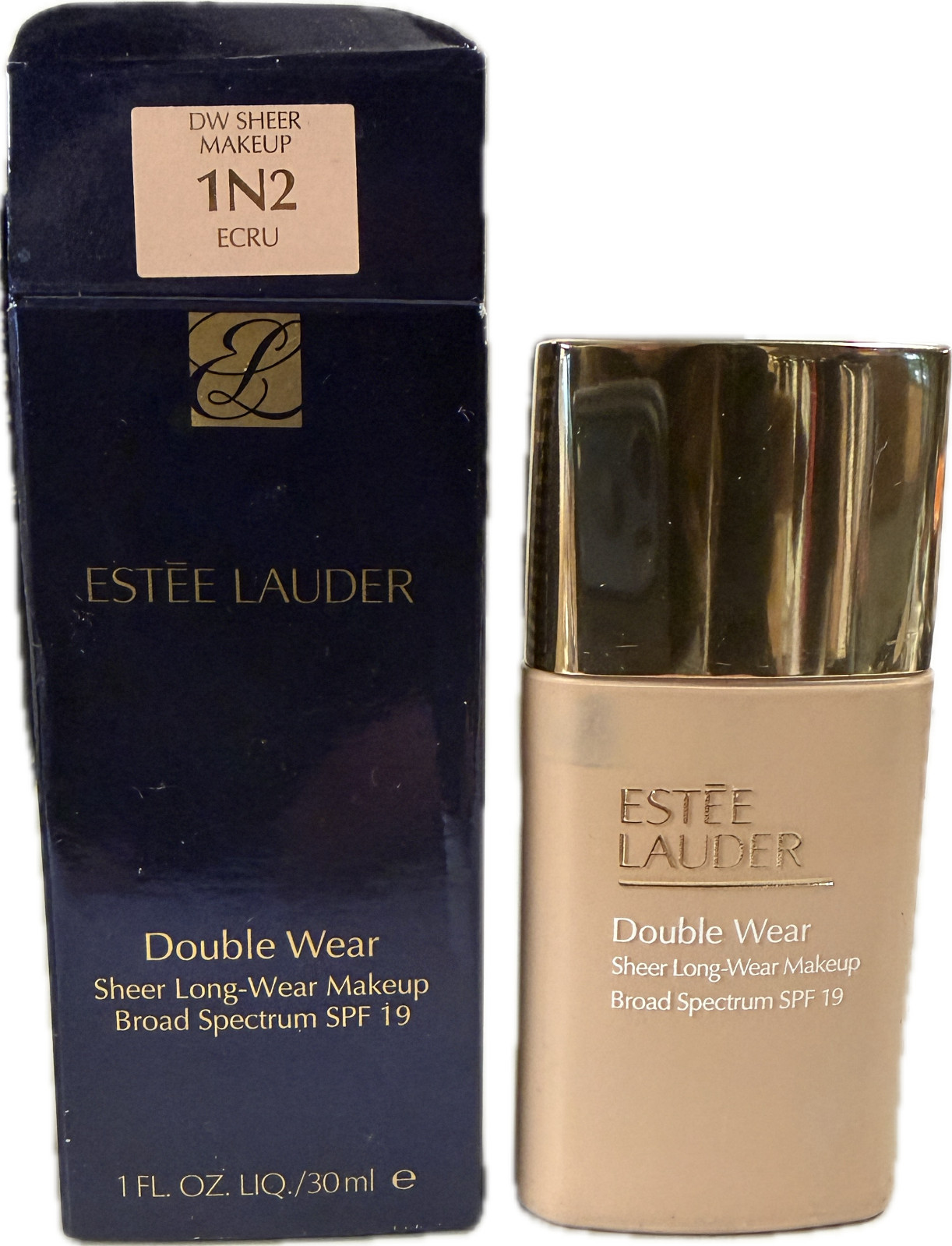 Estee Lauder Double Wear Sheer Long Wear Foundation 1 oz 1N2 ECRU SOLD OUT $52