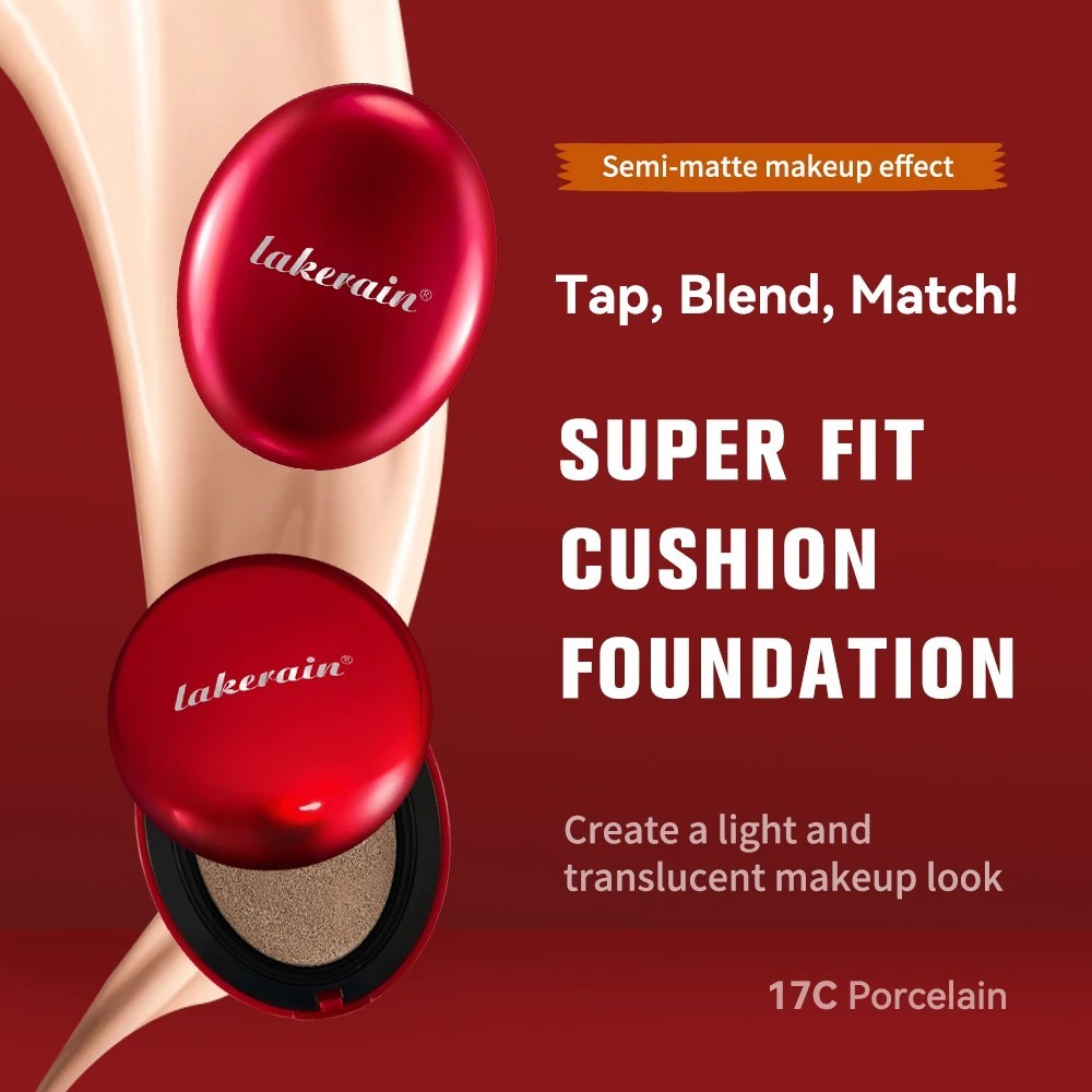 Sunscreen Cushion Foundation Full Coverage Waterproof Long Lasting Makeup Base