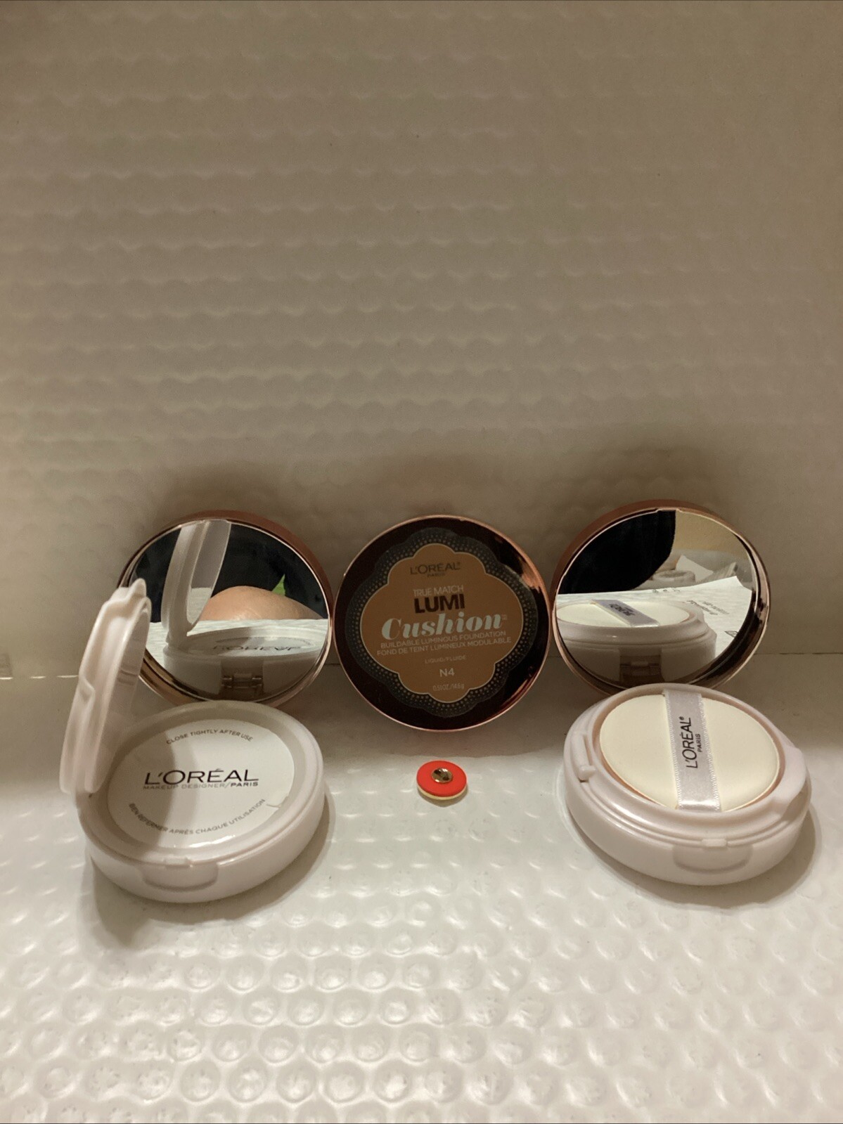 3x Loreal True Match Lumi Cushion Buildable Foundation #N4 Buff Beige