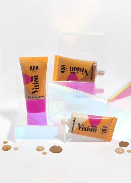AOA Matte Vision Hi-Def Foundation Full Coverage Matte Long Lasting Flawless Fin