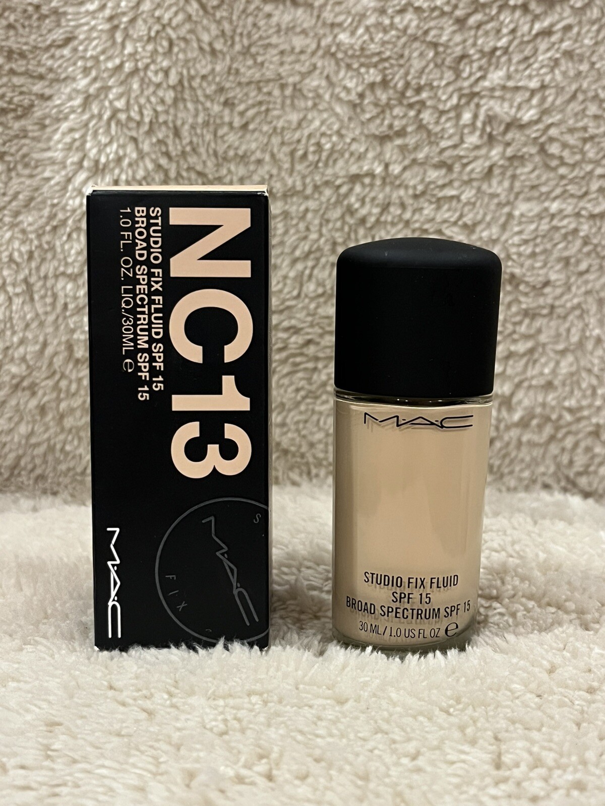 MAC Studio Fix Fluid Foundation NC13 New In Box SPF 15 MAC COSMETICS