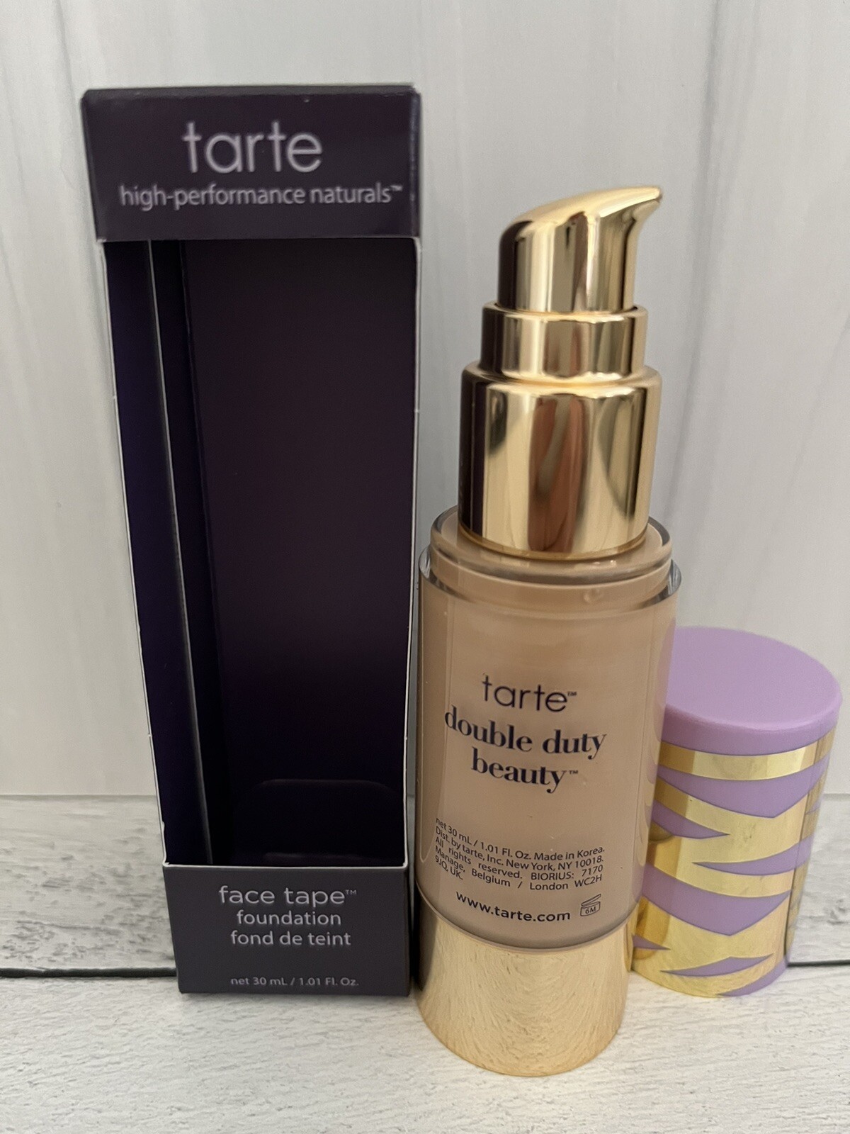 Tarte Shape Tape Foundation Waterproof Matte Finish NIB Fair Neutral 12N
