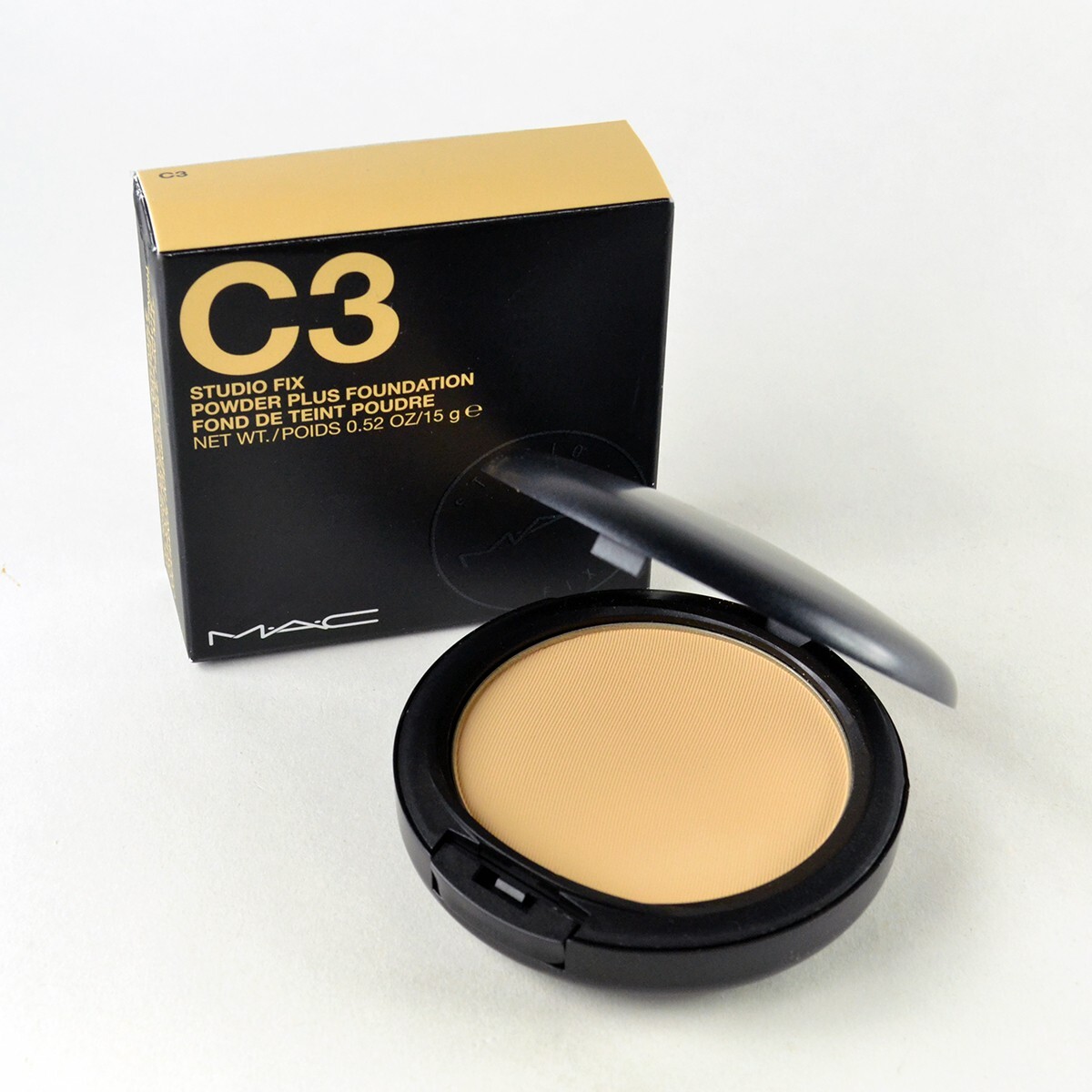 Mac Studio Fix Powder Plus Foundation C3 – Full Size 0.52 Oz. / 15 g New