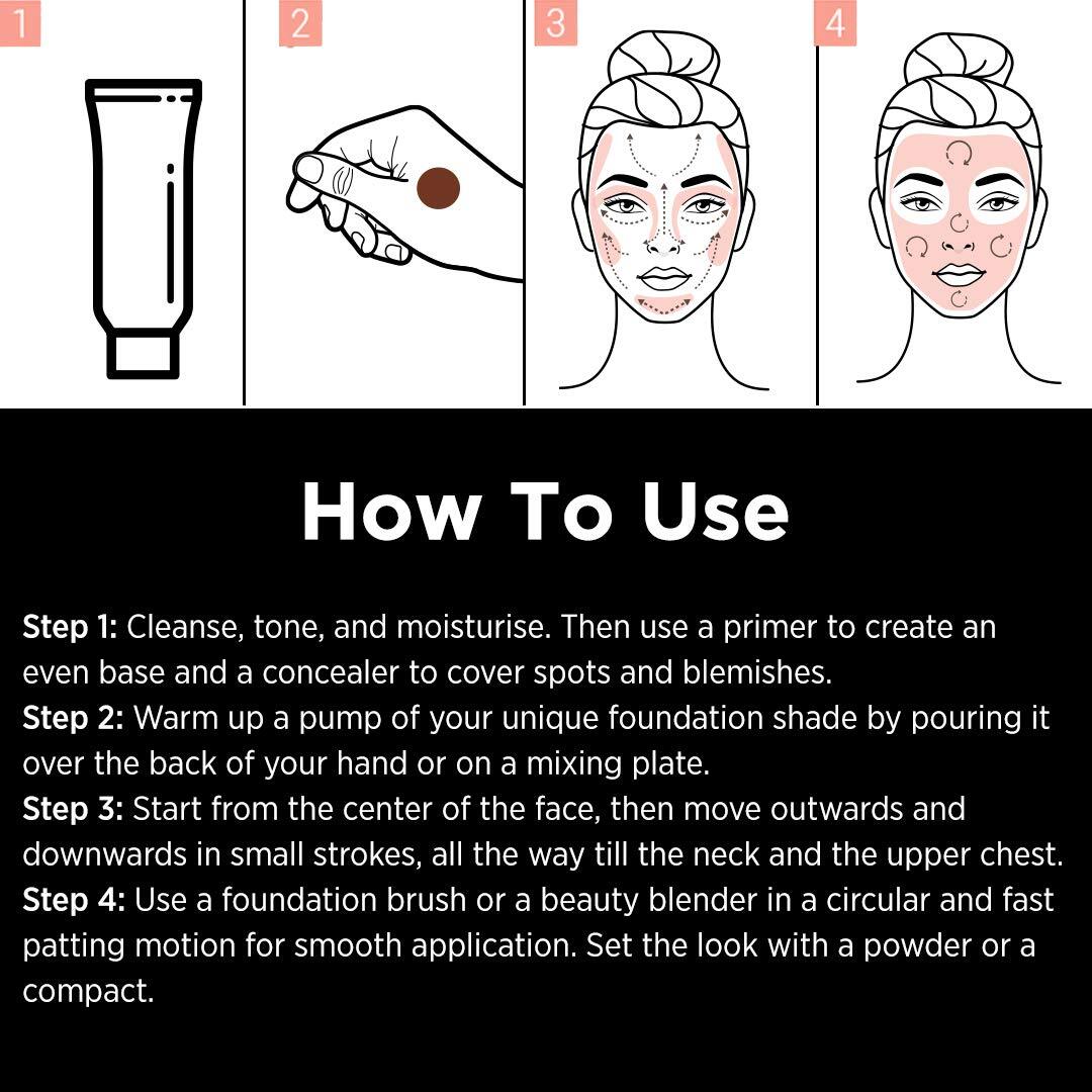 Colorbar 24Hrs Weightless Liquid Foundation, FC 3.1 For Glow 25ml
