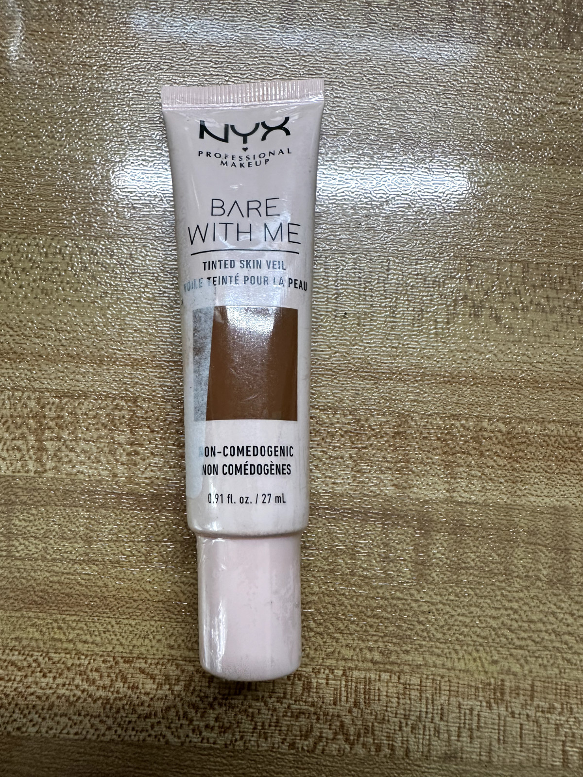 NYX PROFESSIONAL Bare With Me Tinted Skin Veil, Lightweight BB Cream Deep Mocha