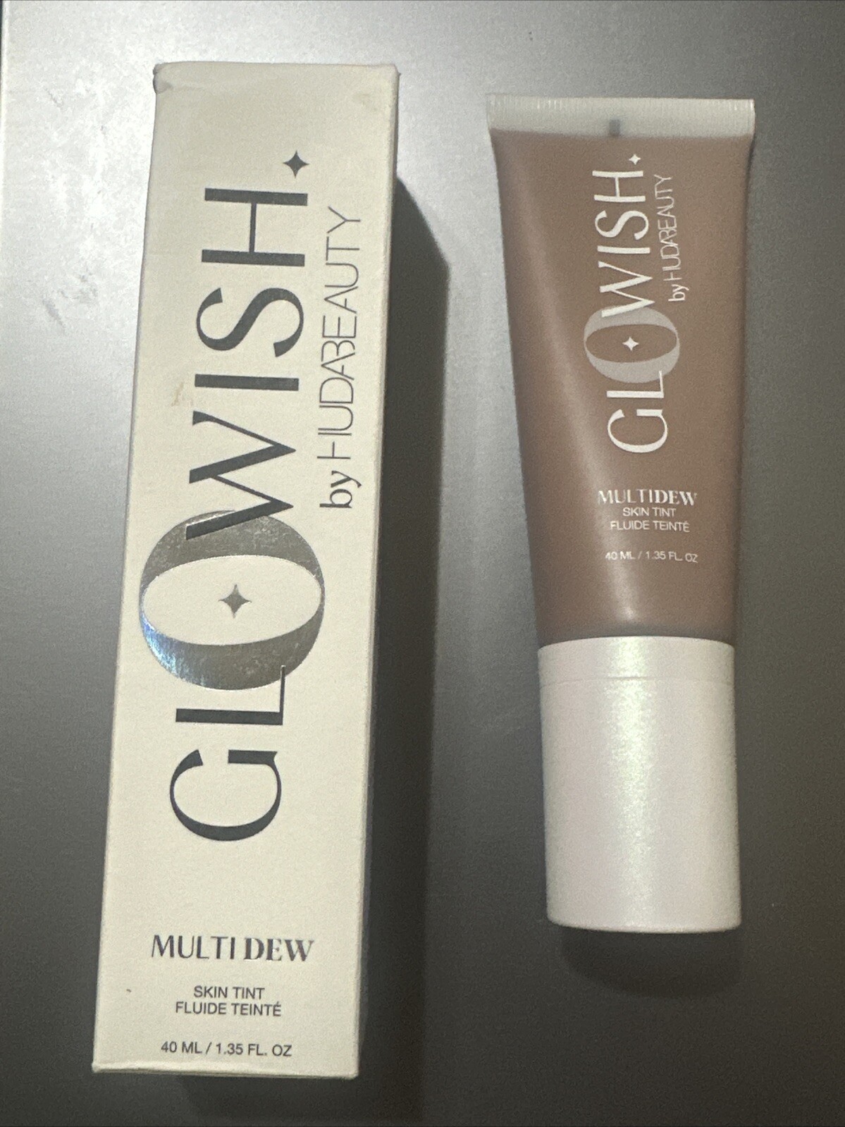 GloWish by Huda Beauty Multi Dew Skin Tint 1.35 oz Full Size Deep 11