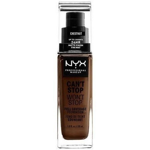 NYX Can’t Stop Won’t Stop 24HR Full Coverage Matte Foundation Chestnut New