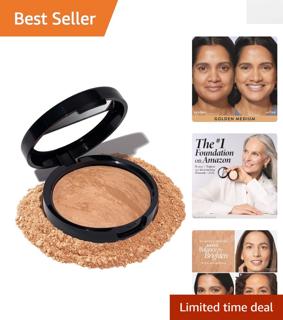 Demi-Matte Color Correcting Foundation – Lightweight Coverage in Golden Medium
