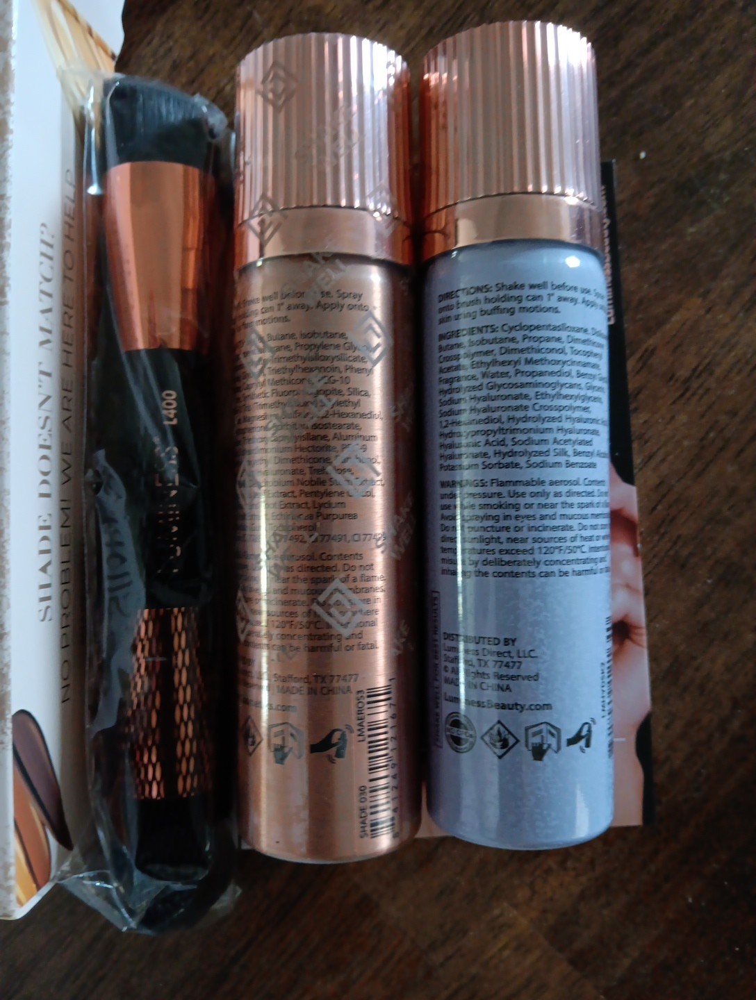 Airbrush Spray Silk Foundation Starter Kit Light Medium 030
