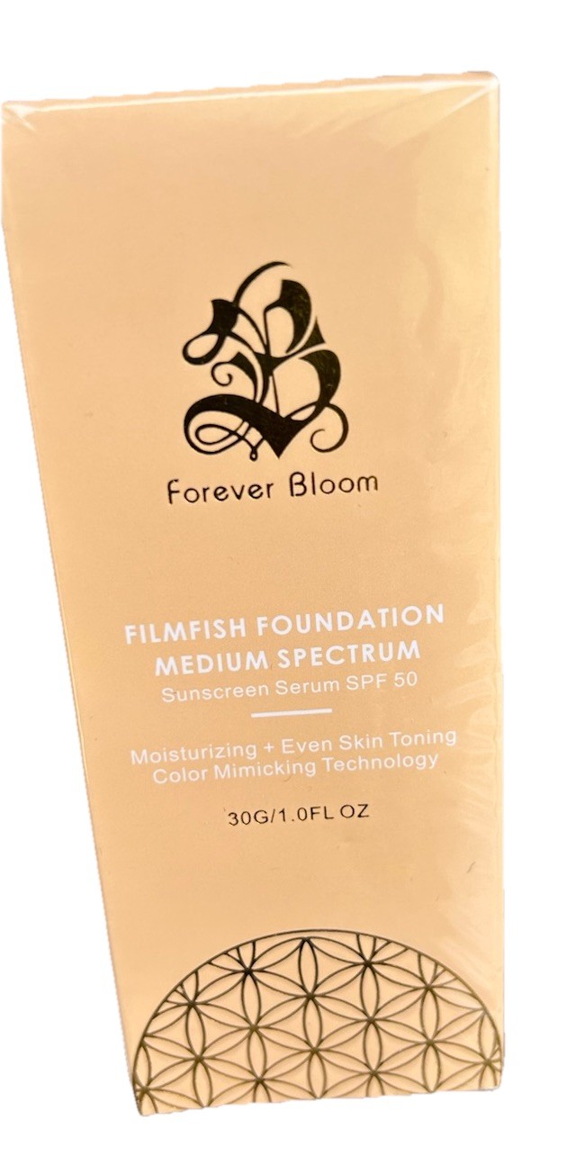 Forever Bloom Biomimic Foundation Medium Spectrum SPF 50 Moisturizing 1.0 fl oz