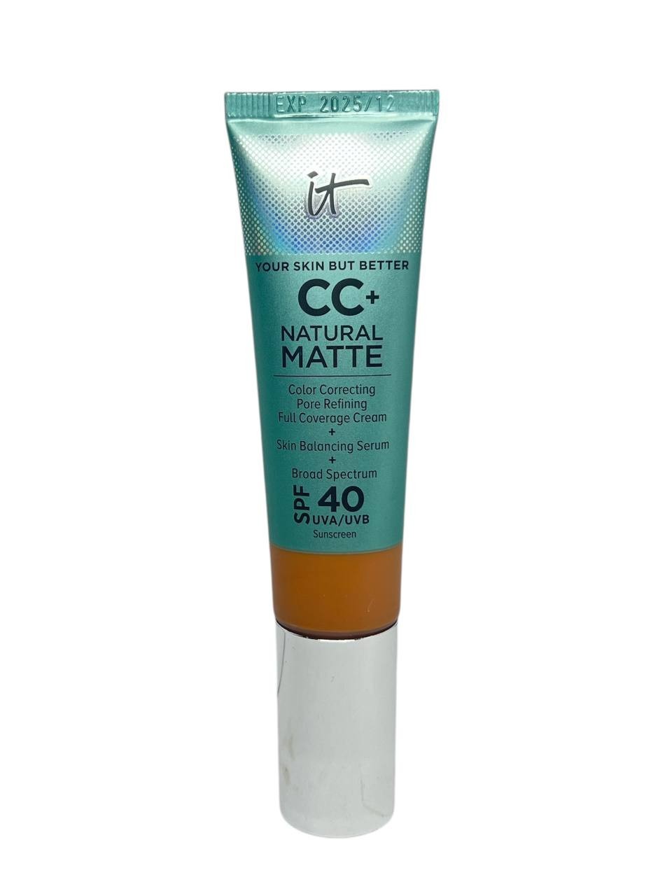 IT Cosmetics CC+ Natural Matte SPF 40 – Rich – 1.08 fl oz