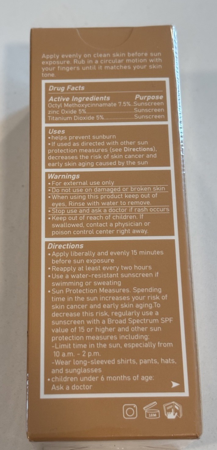 Forever Bloom Biomimic Foundation Medium Spectrum Serum Sunscreen SPF 50