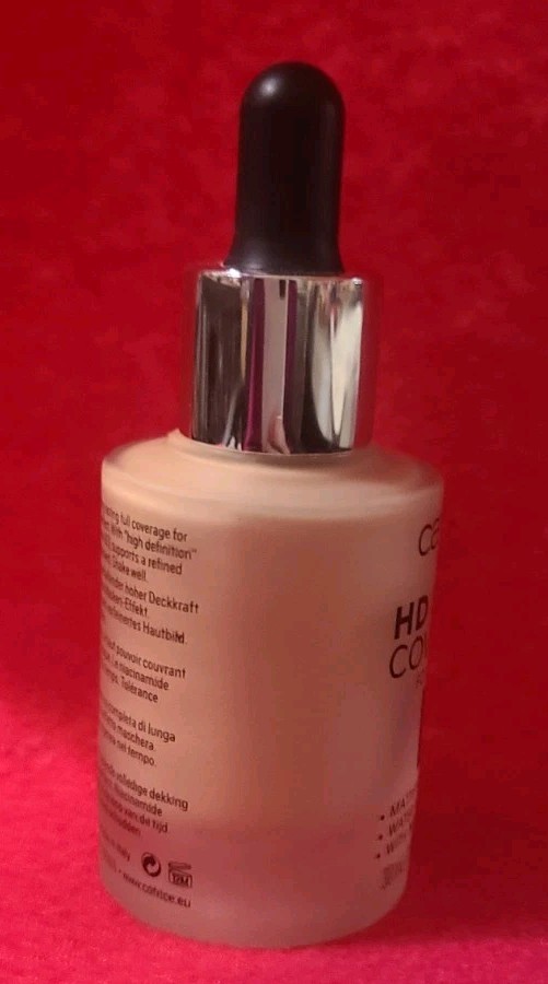 CATRICE HD LIQUID COVERAGE FOUNDATION IN SHADE LIGHT BEIGE FULLSIZE 1.01 OZ NEW